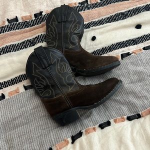 Kids Masterson leather boot Co. cowboy boots